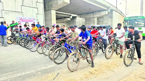 ఉత్సాహంగా సైక్లింగ్‌సెలక్షన్స్‌ పోటీలు 