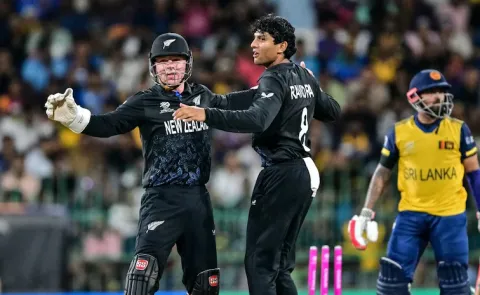 New Zealand win by 61 runs against sri lanka
