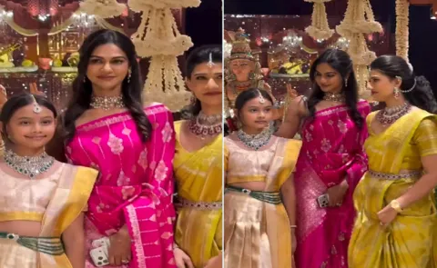 Allu Arjun Wife Sneha Reddy Attends Marriage Video Goes Viral 