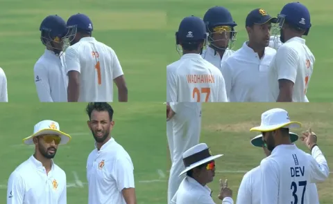 Paras Dogra Headbutts Karnataka Player, Massive Fight Erupts In Ranji Trophy Final10