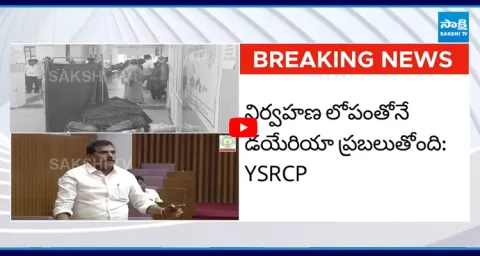 Botsa Satyanarayana about Diarrhea Cases in Srikakulam District 2