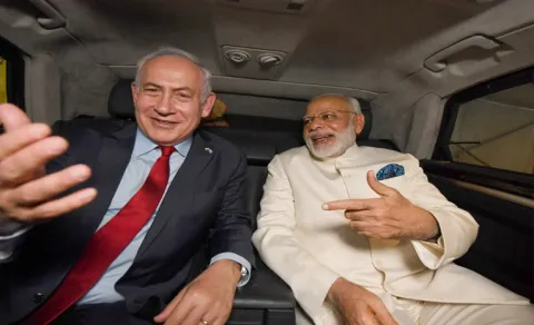 Prime Minister Modi arrives in Israel