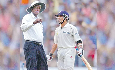 Steve bucknor on sachin tendulkars out1