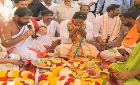 YS Jagan Attend Nandishwara Temple Event In Pulivendula Updates