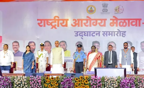 President Murmu inaugurates National Health Fair 2026 in Shegaon