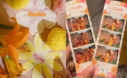 Ashika Ranaganath Share Pictures Vijay Rashmika Haldi4