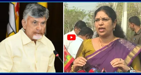 Varudu Kalyani Slams Chandrababu Govt Over Tirumala Laddu Controversy  1
