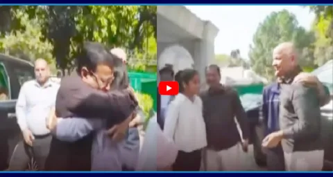 Kejriwal Gets Emotional With Family After Court Relief 1