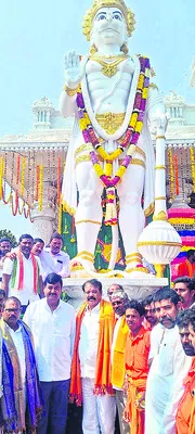 ఘనంగా అభయాంజనేయ  ఆలయ ప్రతిష్టాపనోత్సవం   