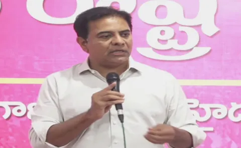 BRS Working President KTR Slams Congress And BJP