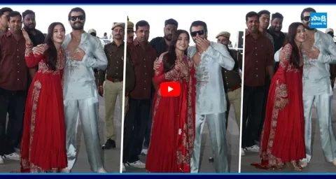 Newlywed Rashmika Mandanna and Vijay Deverakonda Spotted at Airport 1