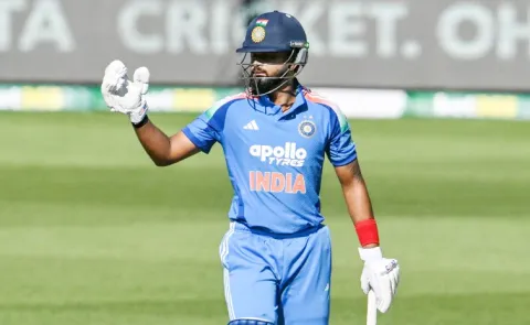 Shreyas Iyer 5 off 13 after a golden duck Is justifies Agarkar T20 WC Snub call3