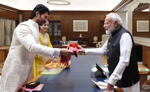 Vijay Deverakonda And rashmika Invite Modi for wedding reception