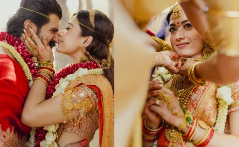 Vijay devarakonda and rashmika wedding photo record create