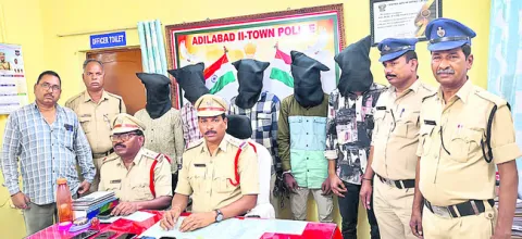 దోపిడీలు చేస్తున్న ముఠా అరెస్ట్‌