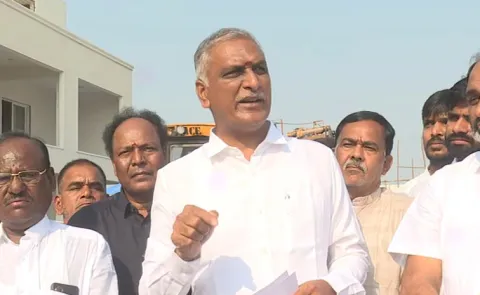 BRS Harish Rao Key Comments On Sharada Peetham In Telangana