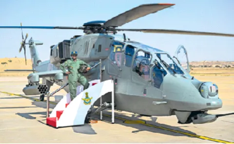 President flew as co-pilot in the indigenous light combat helicopter Prachand