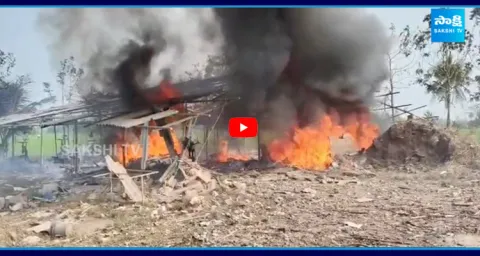 Massive Fire Accident In Vetlapalem  1