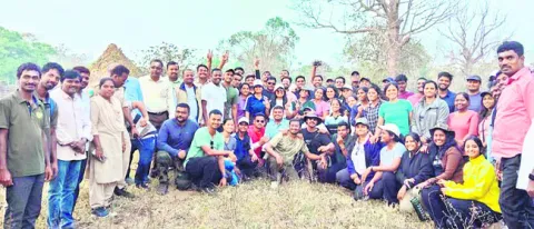 అభయారణ్యంలో శిక్షణ అధికారుల ట్రెక్కింగ్‌ 