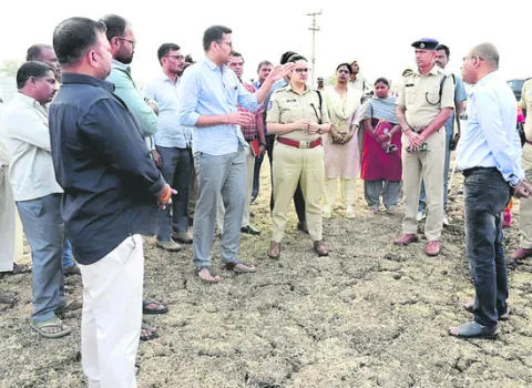 సీఎం పర్యటనకు ముమ్మర ఏర్పాట్లు 