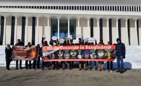 Protests Across US Over Attacks of Minorities In Bangla