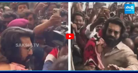Ram Charan mobbed by fans at Hyderabad Apollo hospital  1
