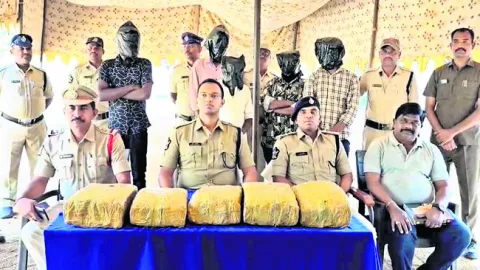 పది కిలోల గంజాయి స్వాధీనం