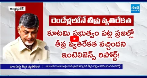 Shocking Facts About Chandrababu Govt In Intelligence Report 1