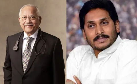 Birthday wishes to Dr Prathap Reddy From YS Jagan