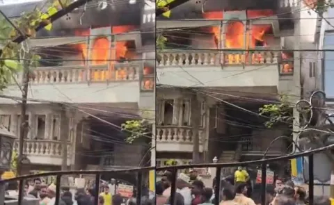 Fire Accident At Musheerabad Women's Hostel