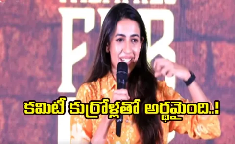 Niharika konidela Comments about Producer in Pre Release Event 5