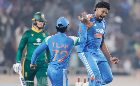 IND vs SA Injury scare for India days before T20 WC Harshit Rana limps off