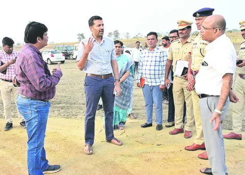 సీఎం సభకు ముమ్మర ఏర్పాట్లు 