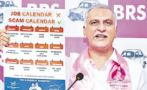 Harish Rao Fires on Revanth Reddy