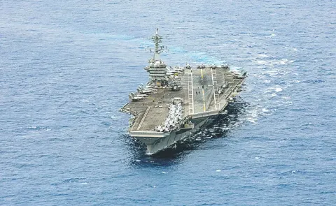 The Abraham Lincoln ship is close to Iran