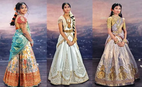 fashion tips: Latest Half Saree Designs