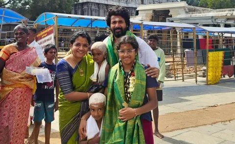 Sivakarthikeyan Visit Trichy Temple With Family