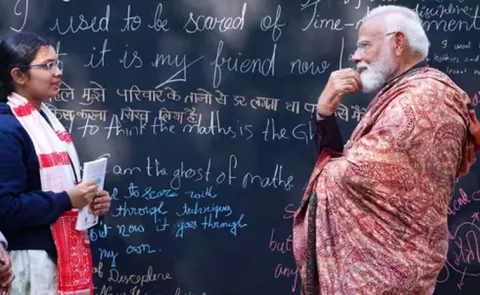 PM Modi explains his outlook on age at event with kids