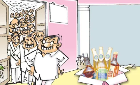 medchal municipality election sunday feast vote buying