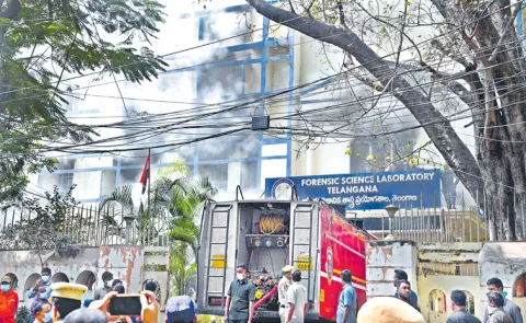 Fire accident at Nampally forensic lab Key case documents were burnt