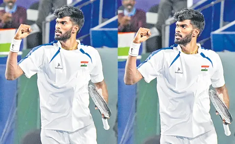 Dakshineswar wins against the world number 88 ranked player3