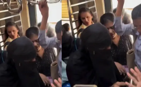 Man In Burqa Caught Travelling In Mumbai Local
