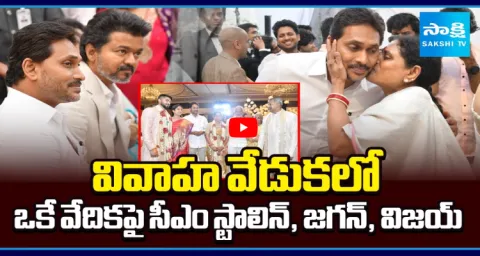 YS Jagan At Sahil Wedding Ceremony In Chennai 1