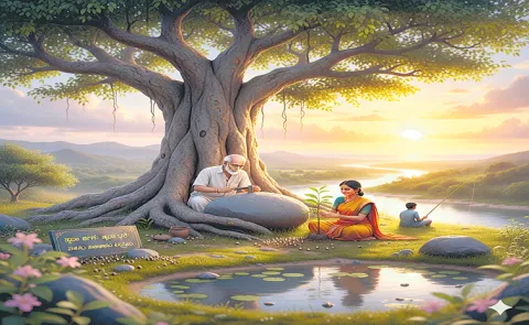 Highest penance and stillness is the eternal truth