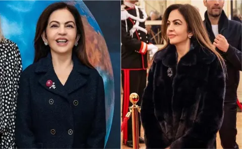 Nita Ambani swaps signature sarees for Rs 7 lakh Chanel blazer