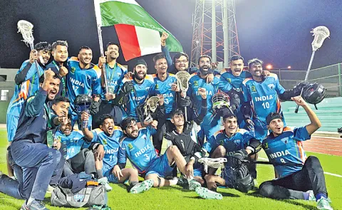 Two gold medals for india in the Asian Lacrosse Tournament6