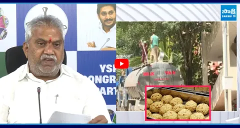 Malladi Vishnu about NDDB Report on Tirumala Laddu 1