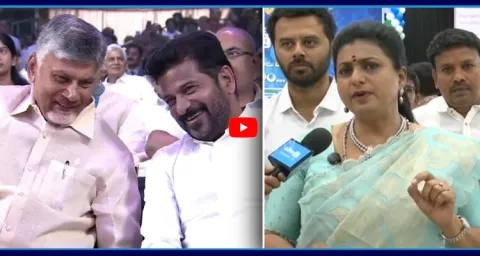 RK Roja Comments On Chandrababu And Revanth Reddy Over Rayalaseema Project 1