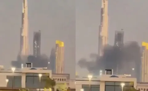 Dubais Burj Khalifa Hit By Iran Missile