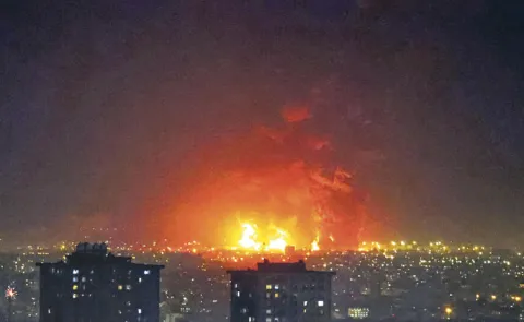 Israeli attacks on Iranian oil reserves